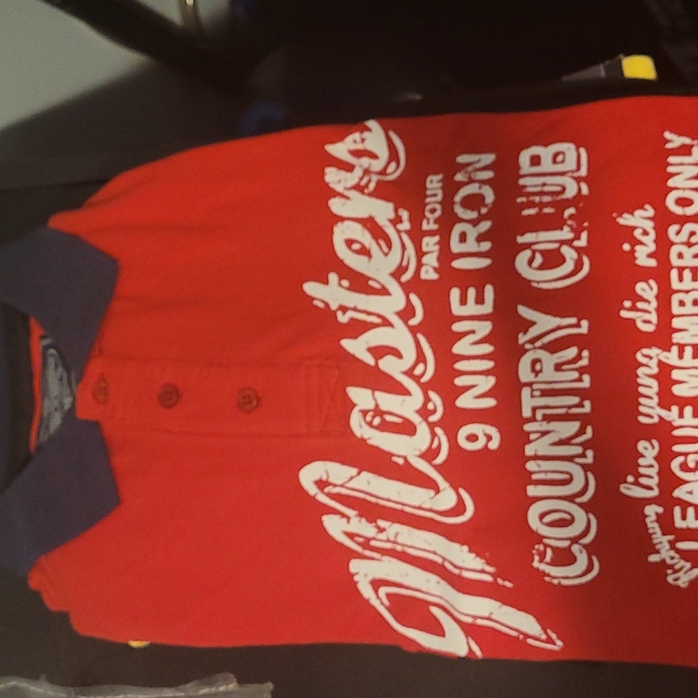 RICH YUNG SOCIETY RED POLO